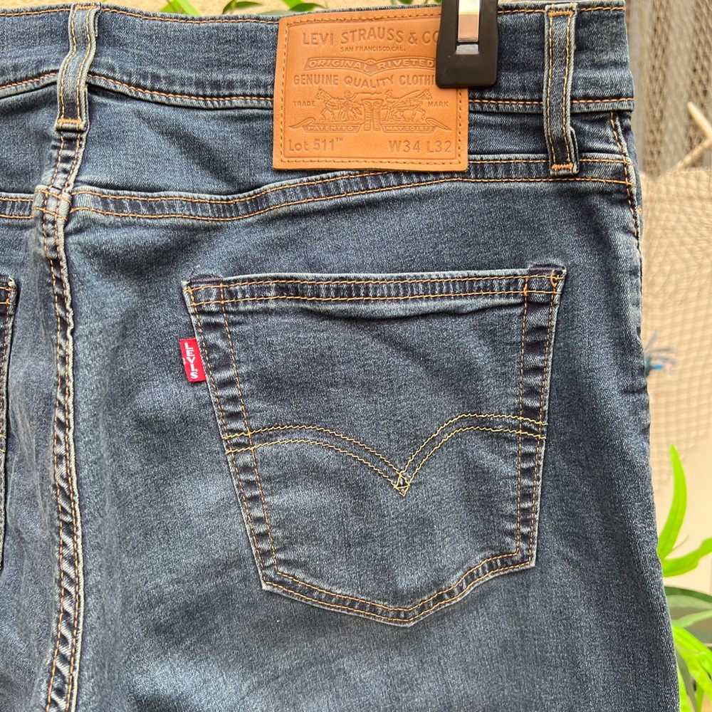 Levi’s Premium 511 jeans 34 x 32 with stretch